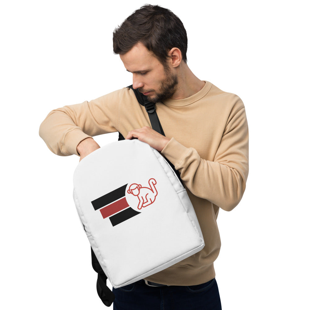 Fabs & Co Logo With Stripes Minimalist Backpack