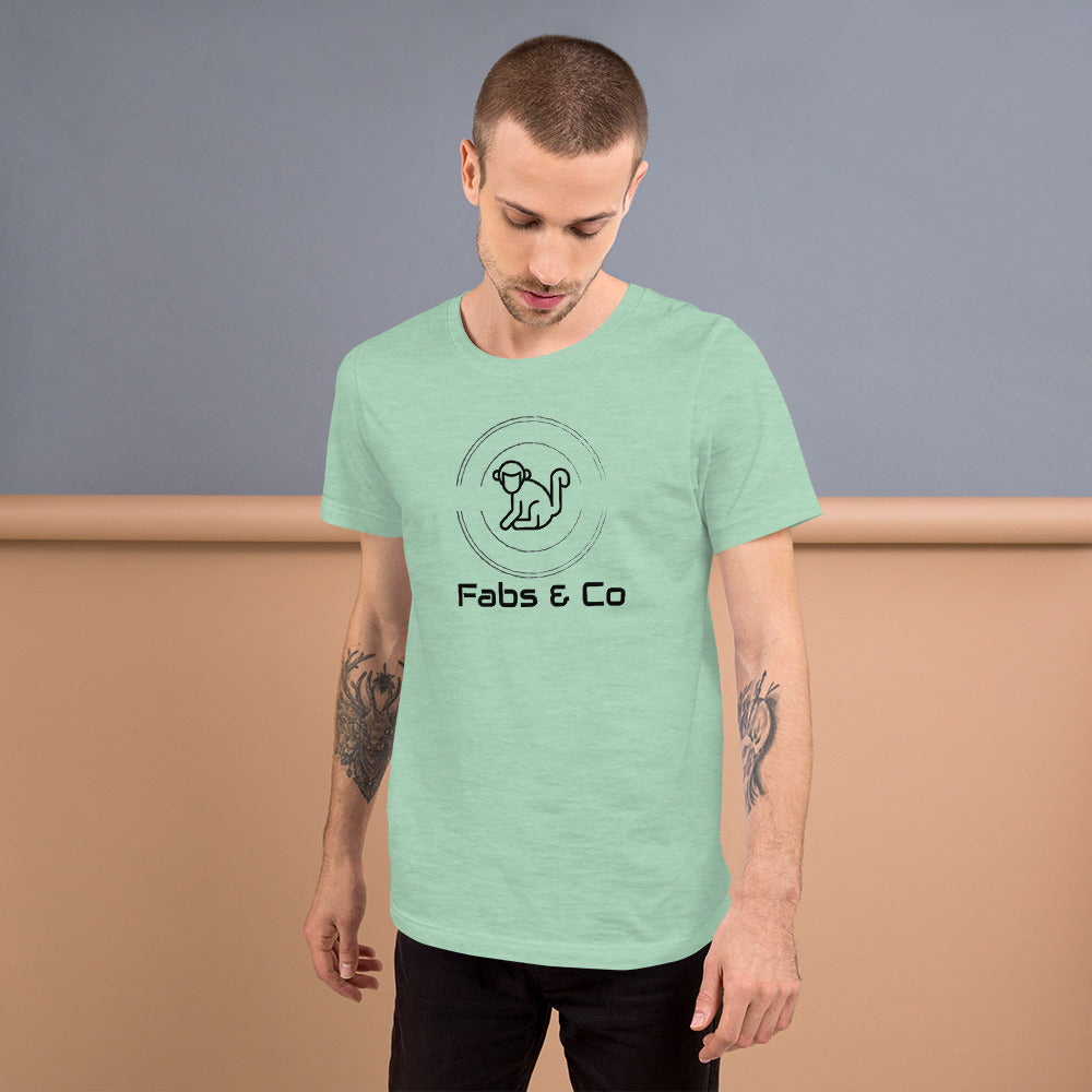 Fabs & Co Orignal Logo and Text Men T-Shirt