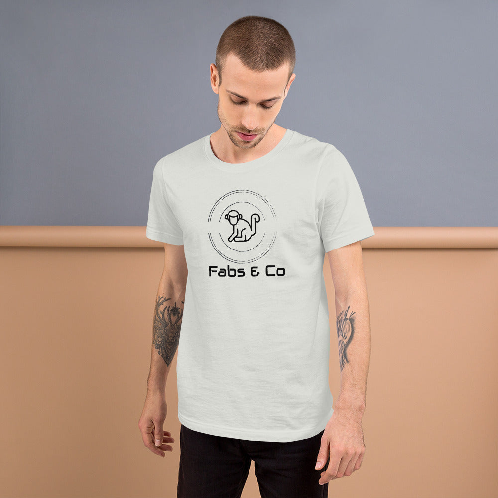 Fabs & Co Orignal Logo and Text Men T-Shirt