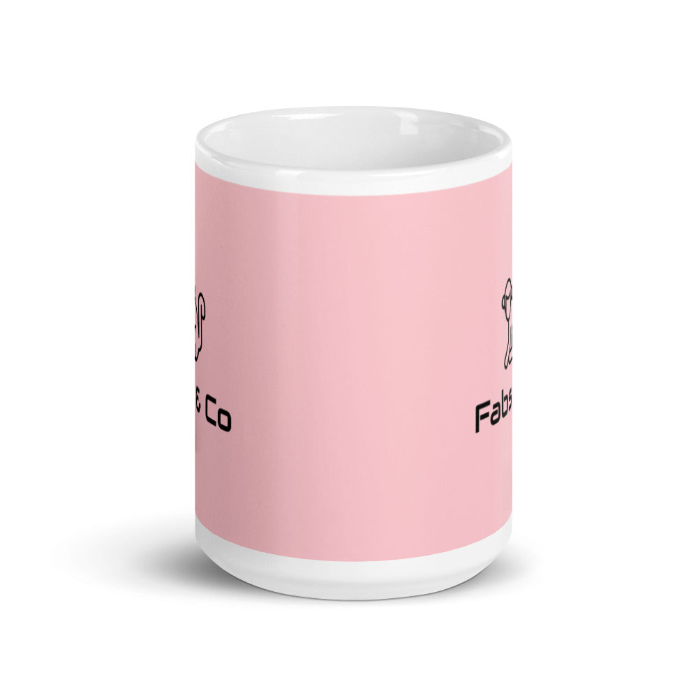 Fabs & Co Pink Glossy Mug