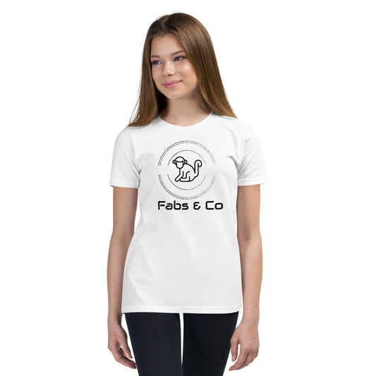 Fabs & Co Orignal Logo and Text Kids T-Shirt